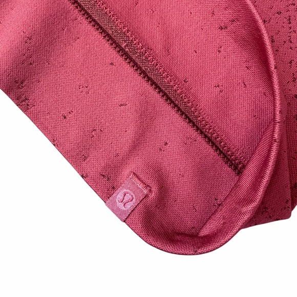 Lululemon Rest Less Cropped Half Zip Mulled Wine Herringbone Fade 2 - Picture 11 of 16